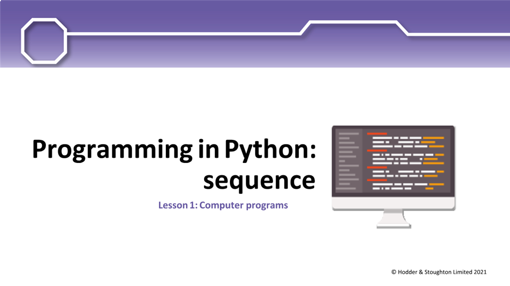 Presentation 1: Programming in Python: sequence | Boost