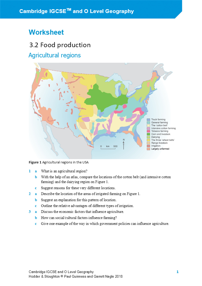Igcse agriculture past papers image
